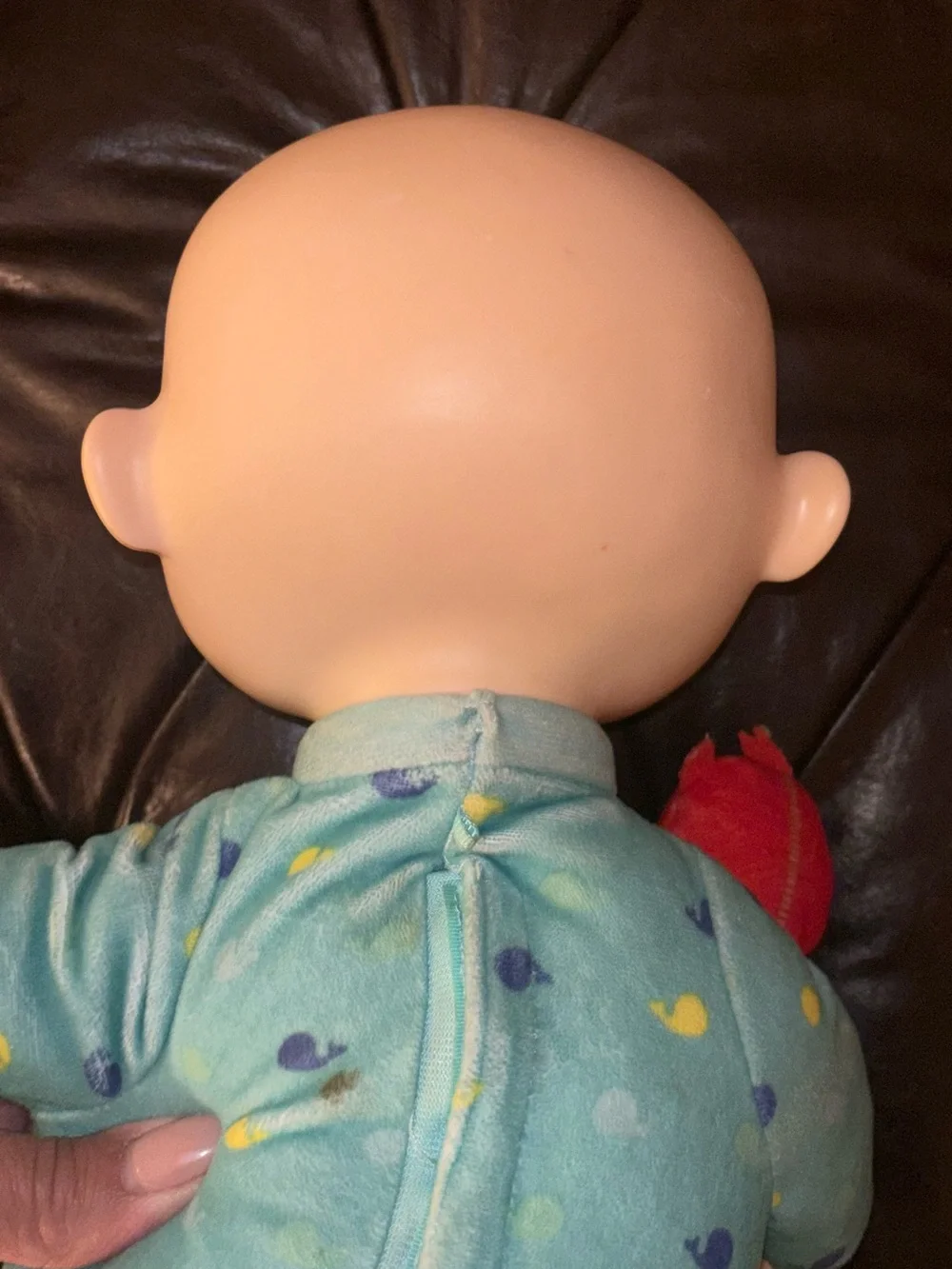 Cocomelon Musical Bedtime JJ Doll with Red Teddy Bear 12.5